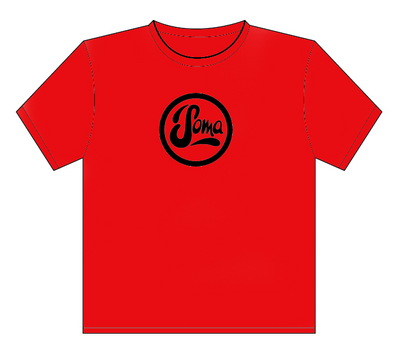 Red T-Shirt With Black Soma Logo