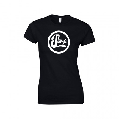 Ladies Black with White Logo