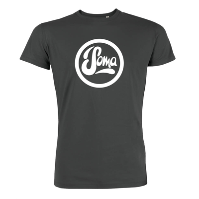 Grey T-Shirt with White Logo