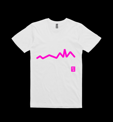 Riverside Festival - White with Pink Logo - £8