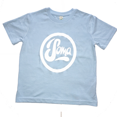 Kids Blue T-Shirt with White Logo