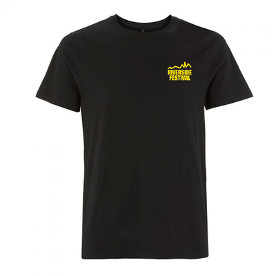 Riverside Festival Black T-shirt