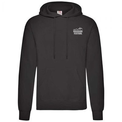 Riverside Black Pullover Hoodie
