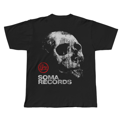 Limited Edition Soma T-Shirt (Black Skull/Red Logo)