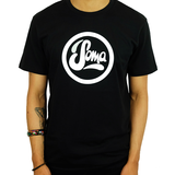 Black T-Shirt with White Logo