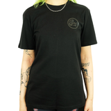 Black T-Shirt with Small Black Logo
