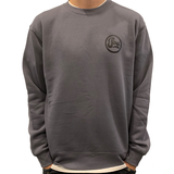 Dark Grey Sweatshirt with Small Black Soma Logo